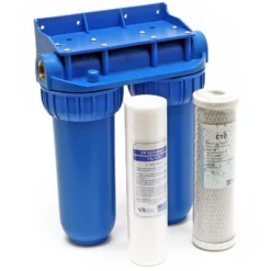 Naturewater NW-BR10B2 2 Stufen Wasserfilter Doppelfilter, 5 µ, 20,67 mm (1/2