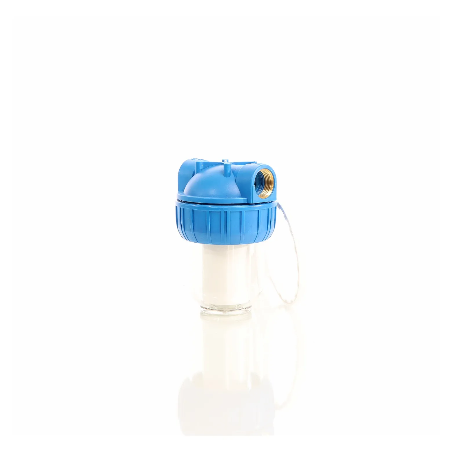 Naturewater NW-BR5B 1 Stufen Wasserfilter, 5 µ Filterfeinheit, 32,89 mm (1") Filtereinsatz, Ø60 mm PP Kartusche, Filter Wandhalterung, Filterschlüssel, Sedimentfilter