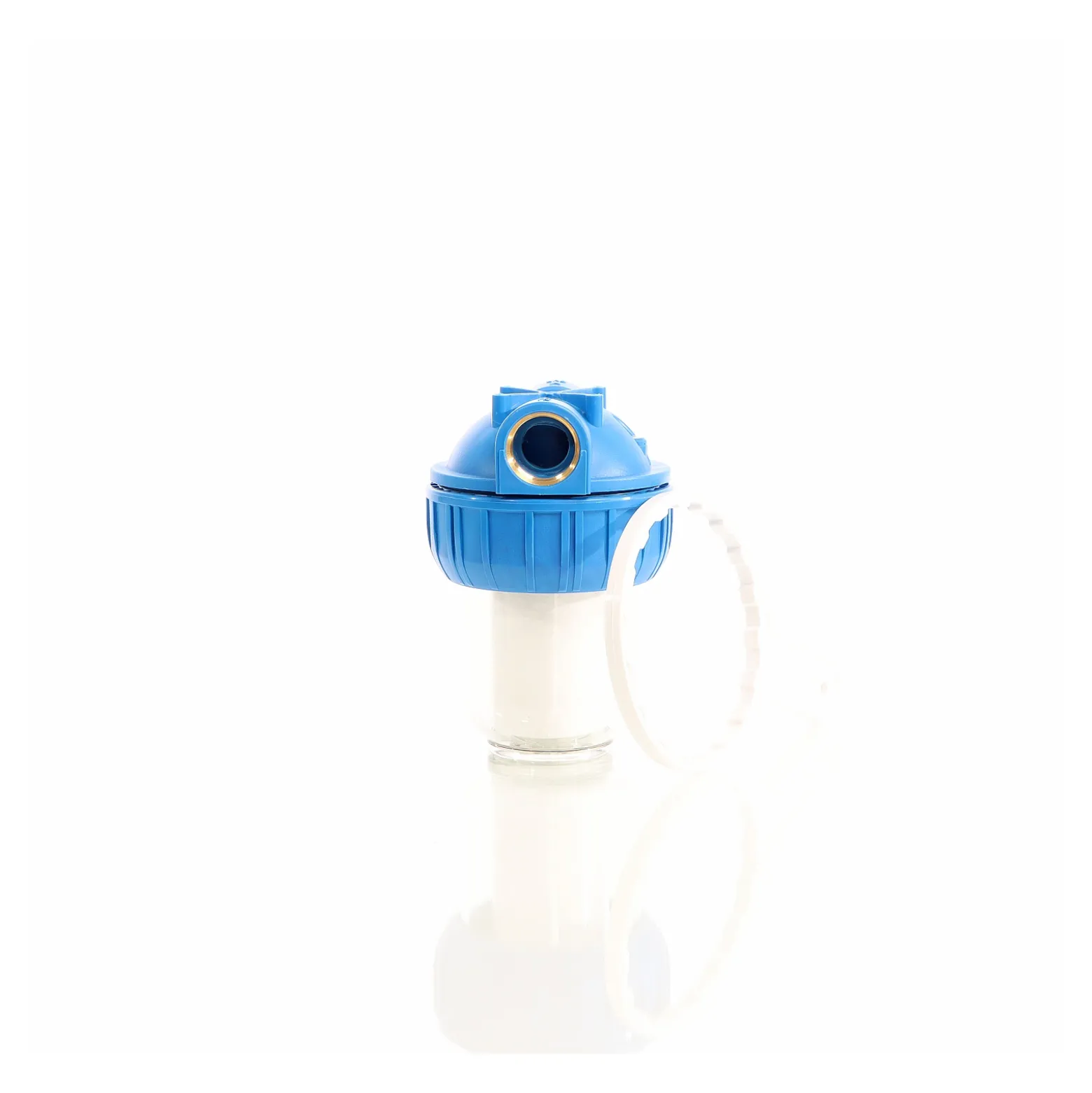 Naturewater NW-BR5B 1 Stufen Wasserfilter, 5 µ Filterfeinheit, 32,89 mm (1") Filtereinsatz, Ø60 mm PP Kartusche, Filter Wandhalterung, Filterschlüssel, Sedimentfilter