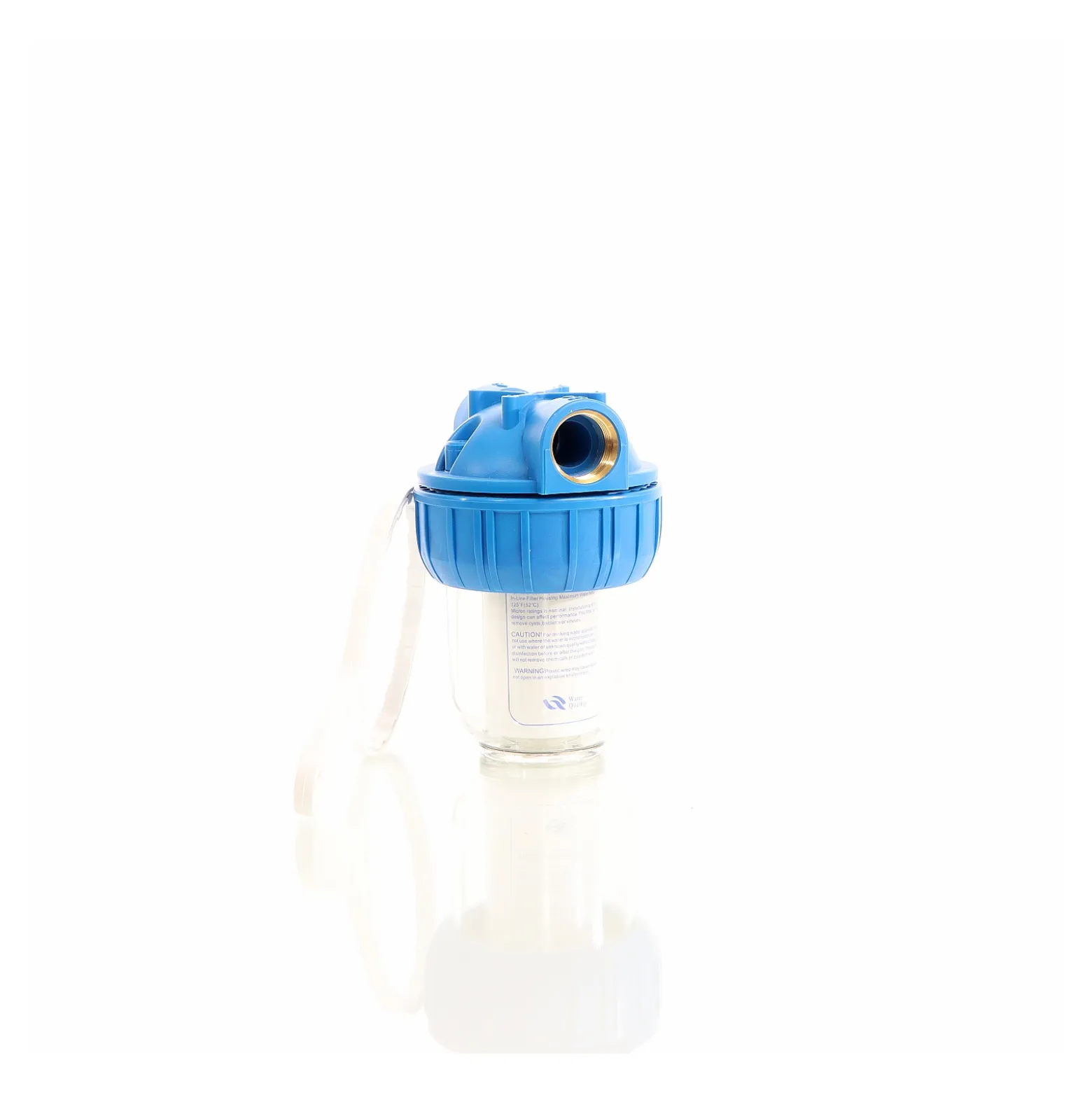 Naturewater NW-BR5B 1 Stufen Wasserfilter, 5 µ Filterfeinheit, 32,89 mm (1") Filtereinsatz, Ø60 mm PP Kartusche, Filter Wandhalterung, Filterschlüssel, Sedimentfilter