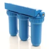 Naturewater NW-BR10B5 3 Stufen Wasserfilter, 5 µ, 20,67 mm (1/2"), Ø60 mm PP Kartusche, Filter Wandhalterung, Filterschlüssel, Sedimentfilter Aktivkohleblock Aktivkohlegranulat