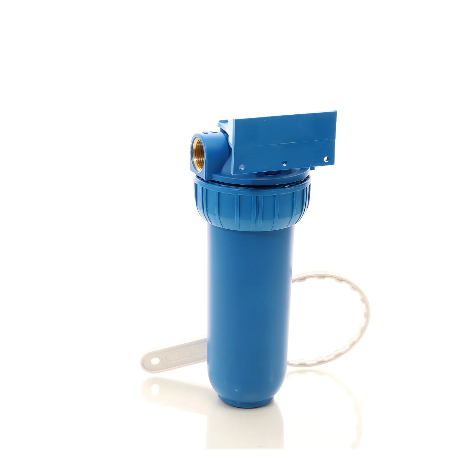 Naturewater NW-BR10B1 1 Stufen Wasserfilter, 5 µ, 32,89 mm (1") Filtereinsatz, Ø60 mm PP Kartusche, Filter Wandhalterung, Filterschlüssel, Sedimentfilter