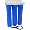 Naturewater NW-BRK03 3 Stufen Wasserfilter, 5 µ, 26,16 mm (3/4") Filtereinsatz, PP Kartusche Filter, Filterschlüssel, Sedimentfilter Aktivkohleblock Aktivkohlegranulat