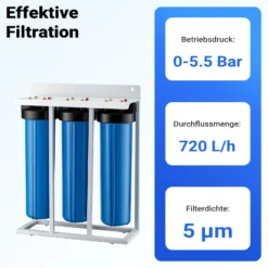 Naturewater NW-BRL03-LS3 3 Stufen Wasserfilter, 5 µ, 32,89 mm (1