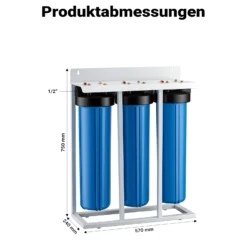 Naturewater NW-BRL03-LS3 3 Stufen Wasserfilter, 5 µ, 32,89 mm (1
