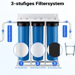 Naturewater NW-BRL03-LS3 3 Stufen Wasserfilter, 5 µ, 32,89 mm (1