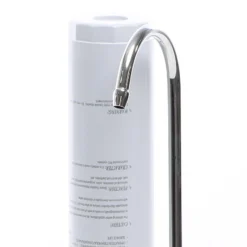 Naturewater NW-1-CTO 1 Stufen Counter Top Wasserfilter, 5 µ, Aktivkohle Block Filtereinsatz, Kartusche Filter, mit Universaladapter, Wasserhahn