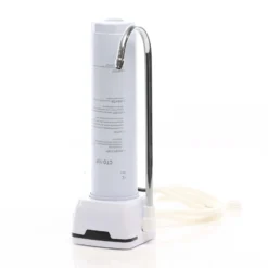 Naturewater NW-1-CTO 1 Stufen Counter Top Wasserfilter, 5 µ, Aktivkohle Block Filtereinsatz, Kartusche Filter, mit Universaladapter, Wasserhahn