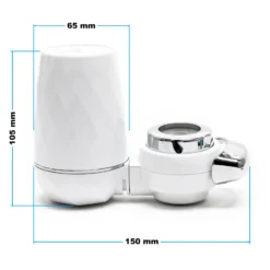 Naturewater NW-LT-H2A 9 Stufen On Tap Wasserfilter, 120 L/h, kompakter PP Wasserhahnfilter mit 9 Filterstufen, Wasserhahnfilter