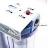 Naturewater NW-PR103 3 Stufen Wasserfilter, 5 µ, 26,16 mm (3/4"), Ø62 mm PP Kartusche, Filter Wandhalterung, Filterschlüssel, Sedimentfilter Aktivkohleblock Aktivkohlegranulat