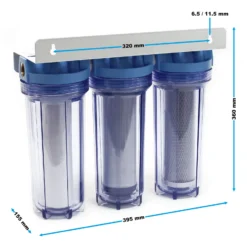 Naturewater NW-PR103 3 Stufen Wasserfilter, 5 µ, 20,67 mm (1/2