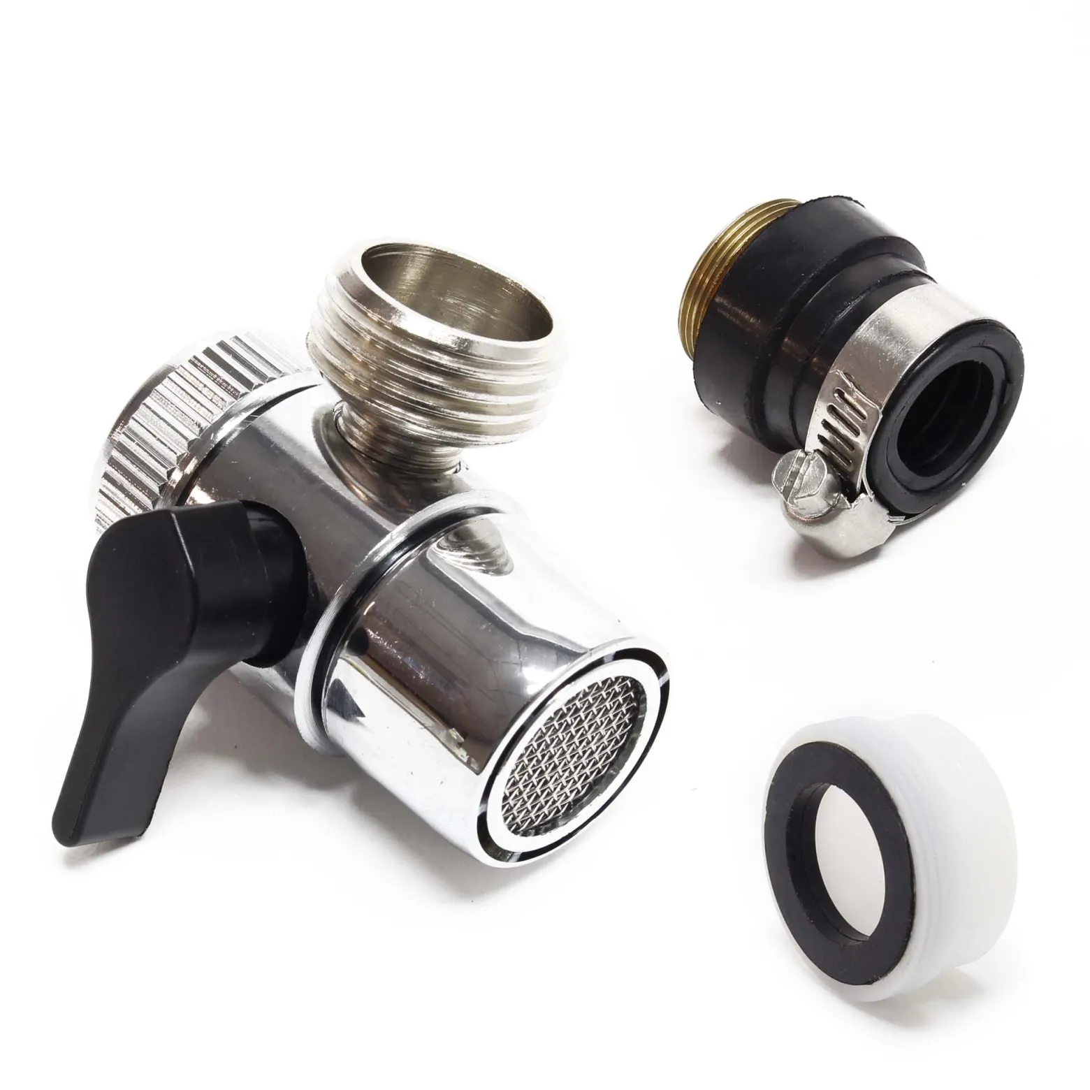 Naturewater NW-PR102 2 Stufen Wasserfilter Doppelfilter, 5 µ, 26,16 mm (3/4"), Ø62 mm PP Kartusche, Filter Wandhalterung, Filterschlüssel, Sedimentfilter Aktivkohleblock