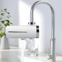 Naturewater NW-5-05 5 Stufen Wasserfilter, High End On Tap Filter, kompakt, mit Sediment Filter, Aktivkohle, KDF55, Ultrafilter, Wasserhahnfilter, Wasserfilter