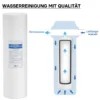 Naturewater PP-20A-1 Sedimentfilter 20 Zoll (508 mm) 5 µ Ersatz Wasserfilter, Umkehrosmose Filter, Ersatz Filterkartusche