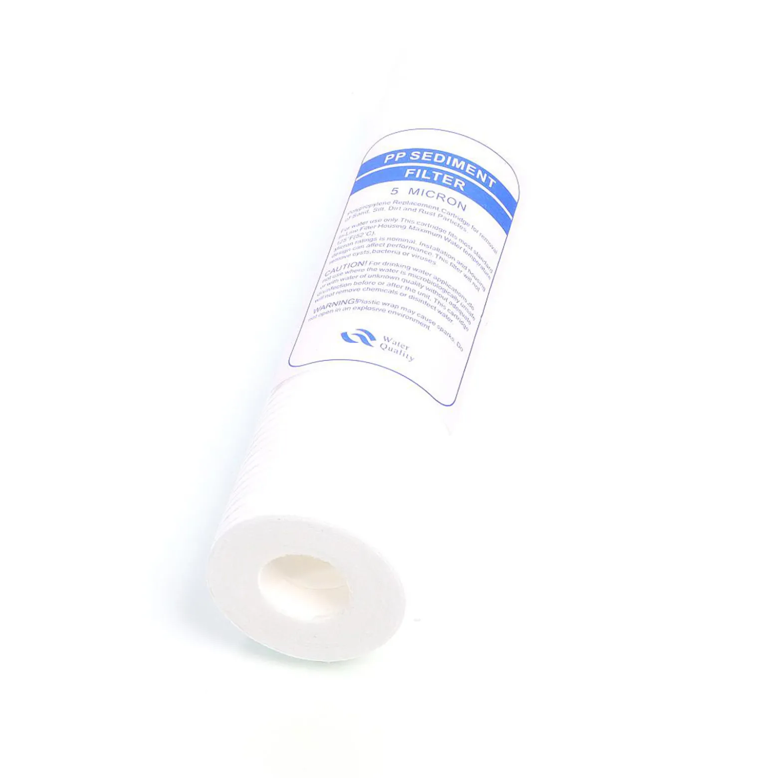 Naturewater PP-10C 5 µ PP Sedimentfilter Kartusche 254 mm (10 Zoll), gerillt, Wasserfilter Kartusche, Filterpatrone für Trinkwasser Umkehrosmoseanlage