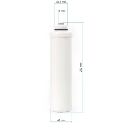 Naturewater QL-GAC Aktivkohlegranulat Filter 254 mm 10" 5 µ, Ersatz Wasserfilter zur Schnellmontage, Ersatz Filterkartusche, Hauswasserfilter