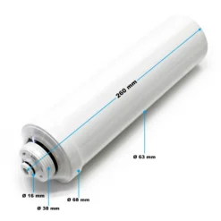 Naturewater QL-PP 5 µ PP Sedimentfilter Kartusche 254 mm (10 Zoll), Wasserfilter Kartusche, Filterpatrone für Trinkwasser Umkehrosmoseanlage