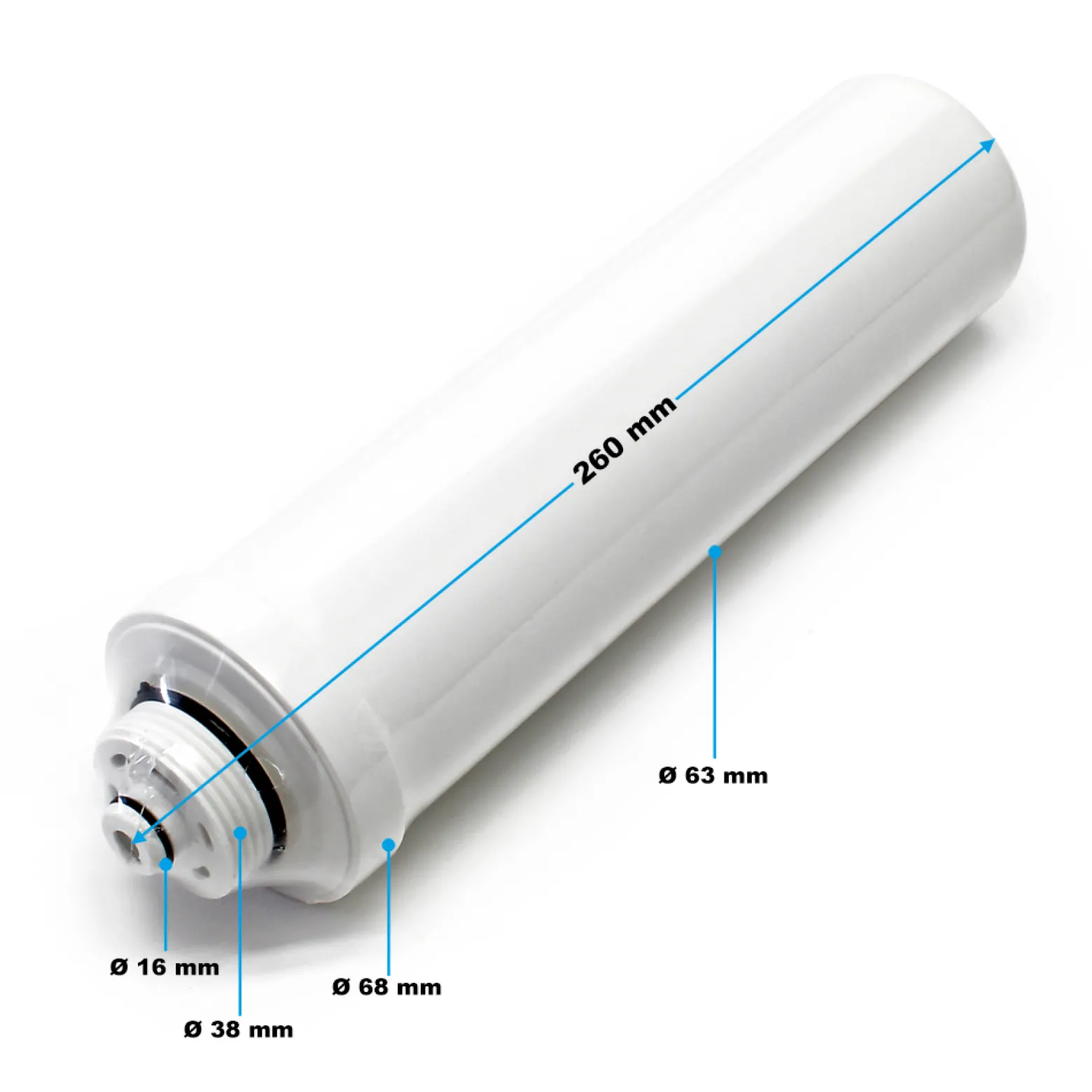 Naturewater QL-PP 5 µ PP Sedimentfilter Kartusche 254 mm (10 Zoll), Wasserfilter Kartusche, Filterpatrone für Trinkwasser Umkehrosmoseanlage