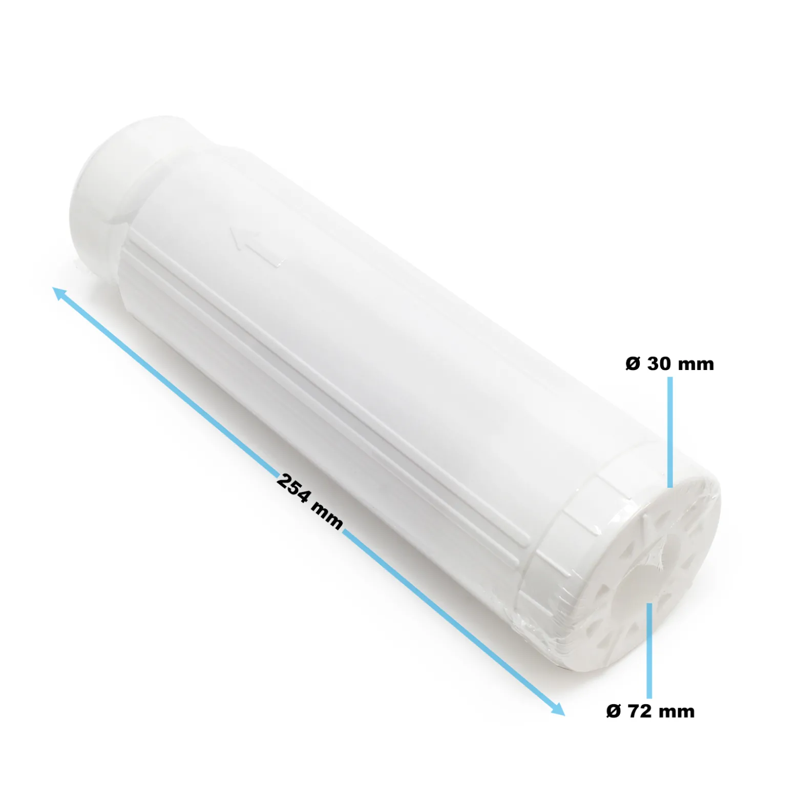 Naturewater RS-10D Filterkartusche Harz 10 Zoll (254 mm), Ionenaustauscher für 800 l Wasser, Wasserfilter, Trinkwasser Filter