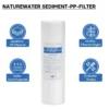 Naturewater Sedimentfilter 1 µ Kartusche 254 mm (10 Zoll) PP, Wasserfilter Ersatzkartusche für Umkehrosmoseanlage, Filterpatrone für Trinkwasser Hauswasseranlage
