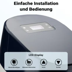 Naturewater SOFT-V1 Wasserenthärtungsanlage für weiches Wasser, Entkalkungsanlage mit Ionentauscher, Wasserenthärter mit 12,5 l Harztank