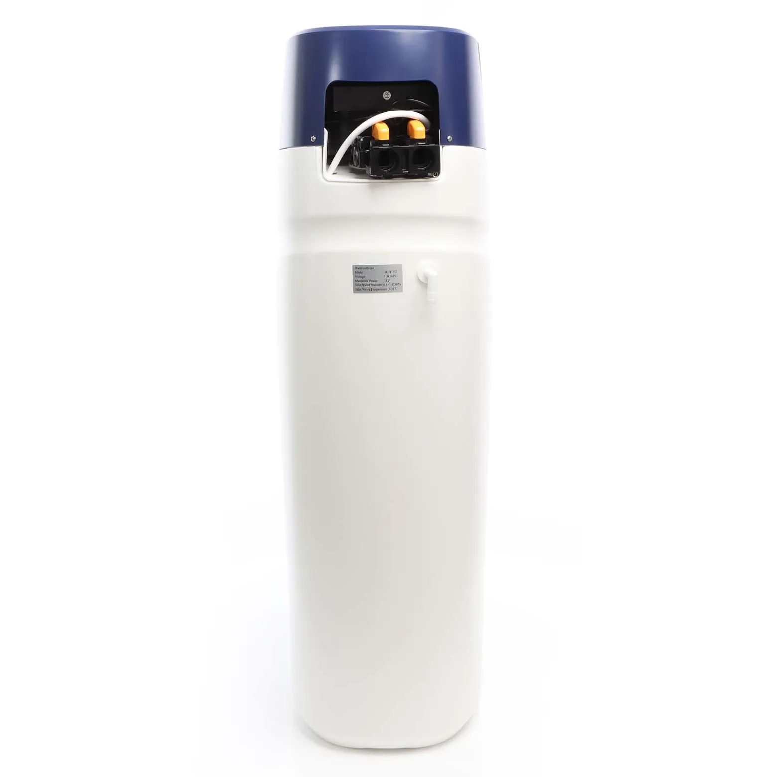 Naturewater SOFT-V2 Wasserenthärtungsanlage für weiches Wasser, Entkalkungsanlage mit Ionentauscher, Wasserenthärter mit 25 l Harztank