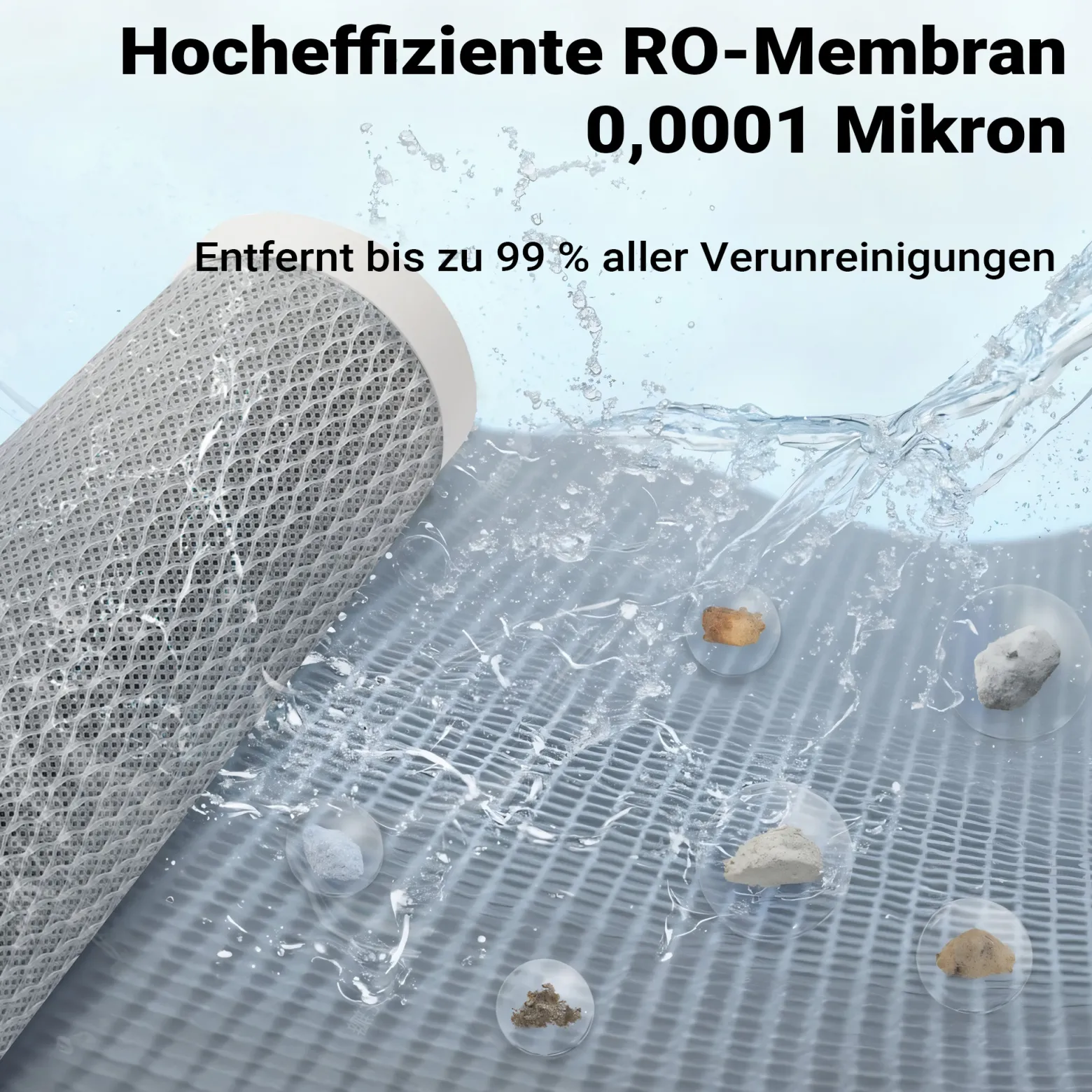 Naturewater 6 Stufen Umkehrosmose 180 L/Tag, RO Omsoseanlage mit UV Klärer und Druckerhöhungspumpe für sauberes Trinkwasser