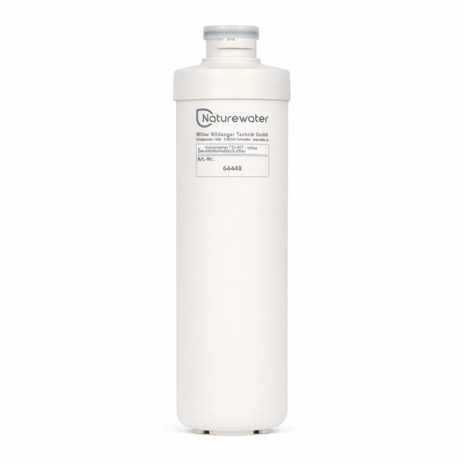 Naturewater T33-8CF Inline Aktivkohleblock Filter 5 µ Ersatz Wasserfilter, Inline Kartusche, Postfilter Nachfilter Hauswasserfilter für Trinkwasser Umkehrosmoseanlage