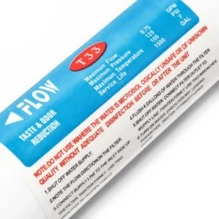 Naturewater T33 Inline Aktivkohleblock Filter, Ersatz Wasserfilter, Inline Kartusche, Postfilter Nachfilter Hauswasserfilter für Trinkwasser Umkehrosmoseanlage