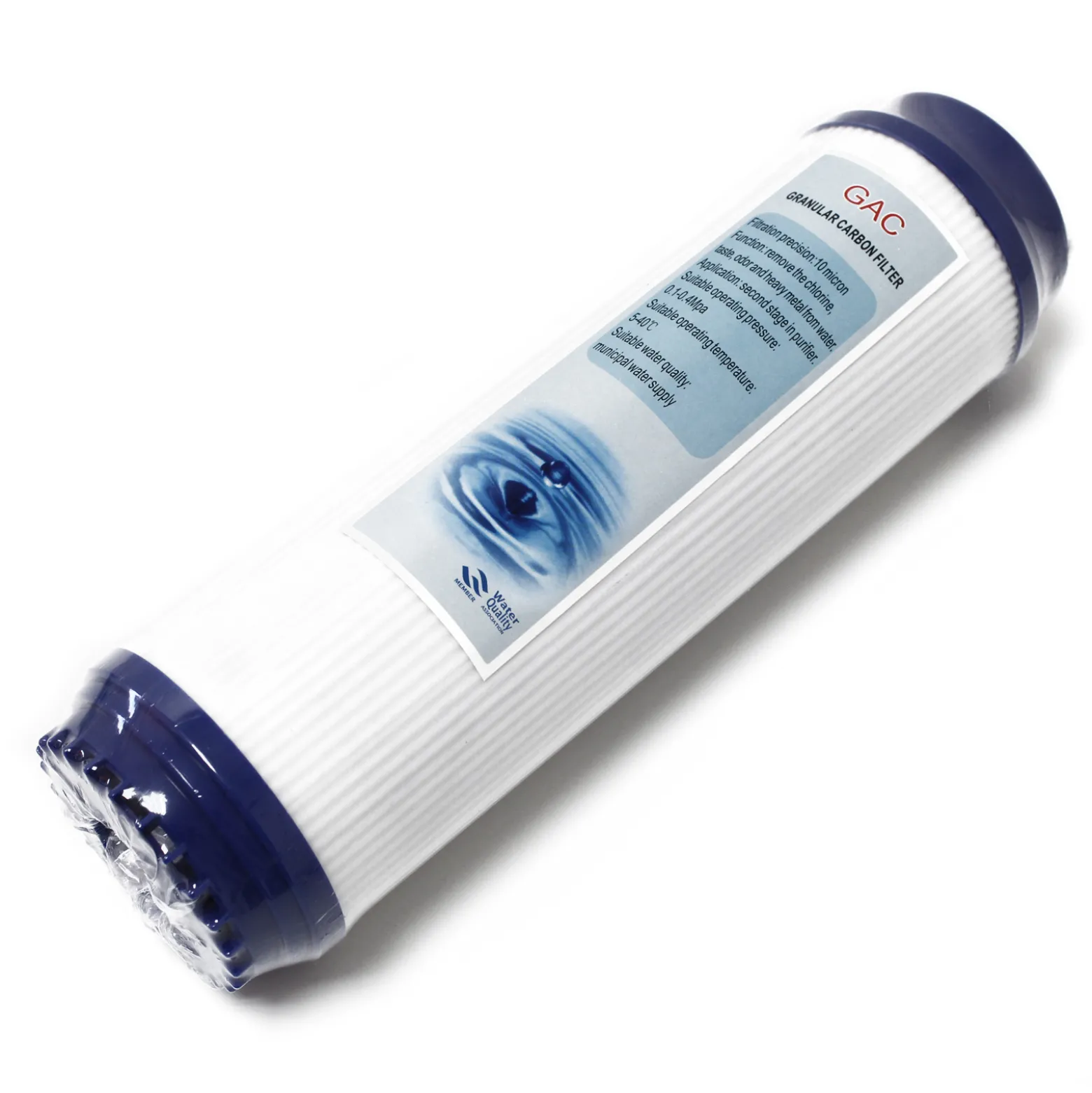 Naturewater TR203 3 Stufen Counter Top Wasserfilter, 0,5 µ Filterpatrone Sedimentfilter, 5 µ Aktivkohle Block, Aktivkohle Granulat