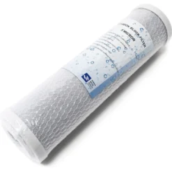 Naturewater TR203 3 Stufen Counter Top Wasserfilter, 0,5 µ Filterpatrone Sedimentfilter, 5 µ Aktivkohle Block, Aktivkohle Granulat