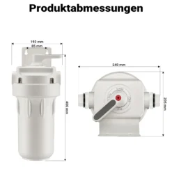 Naturewater Vorfilter für Wasserfilterung, Filterpatrone 10