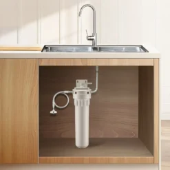 Naturewater Vorfilter für Wasserfilterung, Filterpatrone 20" aus PP, Trinkwasserfilter mit Rückspülfunktion, 1,5-5 bar Arbeitsdruck, Wasser zuhause filtern