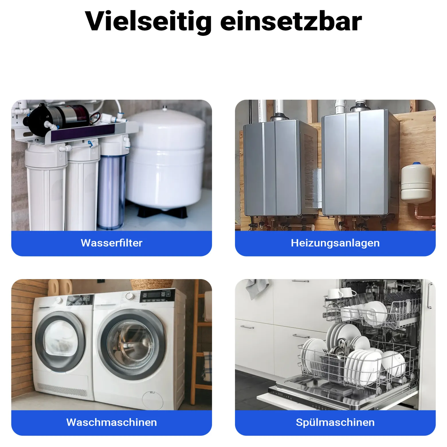 Naturewater Vorfilter für Wasserfilterung, Filterpatrone 20" aus PP, Trinkwasserfilter mit Rückspülfunktion, 1,5-5 bar Arbeitsdruck, Wasser zuhause filtern