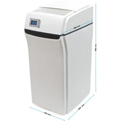Naturewater Wasserenthärtungsanlage 3000 l/h, automatische Enthärtungsanlage, Entkalkungsanlage mit Ionentauscher, Wasserenthärter mit 30 l Harztank