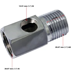 Naturewater Wasserhahn Adapter Eckventil mit 20,6 mm AG (1/2