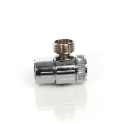 Naturewater 2 Wege Hahn Wasserhahn Adapter mit 20 mm (3/4") Anschlussdurchmesser, Hahnadapter für Auftischfilter, Trinkwasser Filter