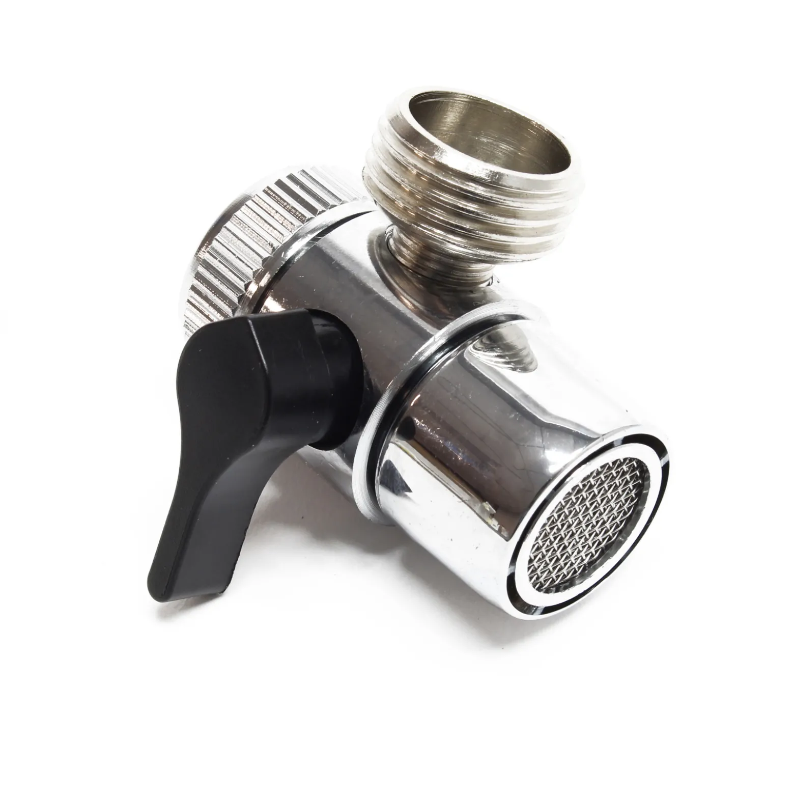 Naturewater 2 Wege Hahn Wasserhahn Adapter mit 20 mm (3/4") Anschlussdurchmesser, Hahnadapter für Auftischfilter, Trinkwasser Filter