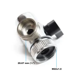 Naturewater 2 Wege Hahn Wasserhahn Adapter mit 20 mm (3/4