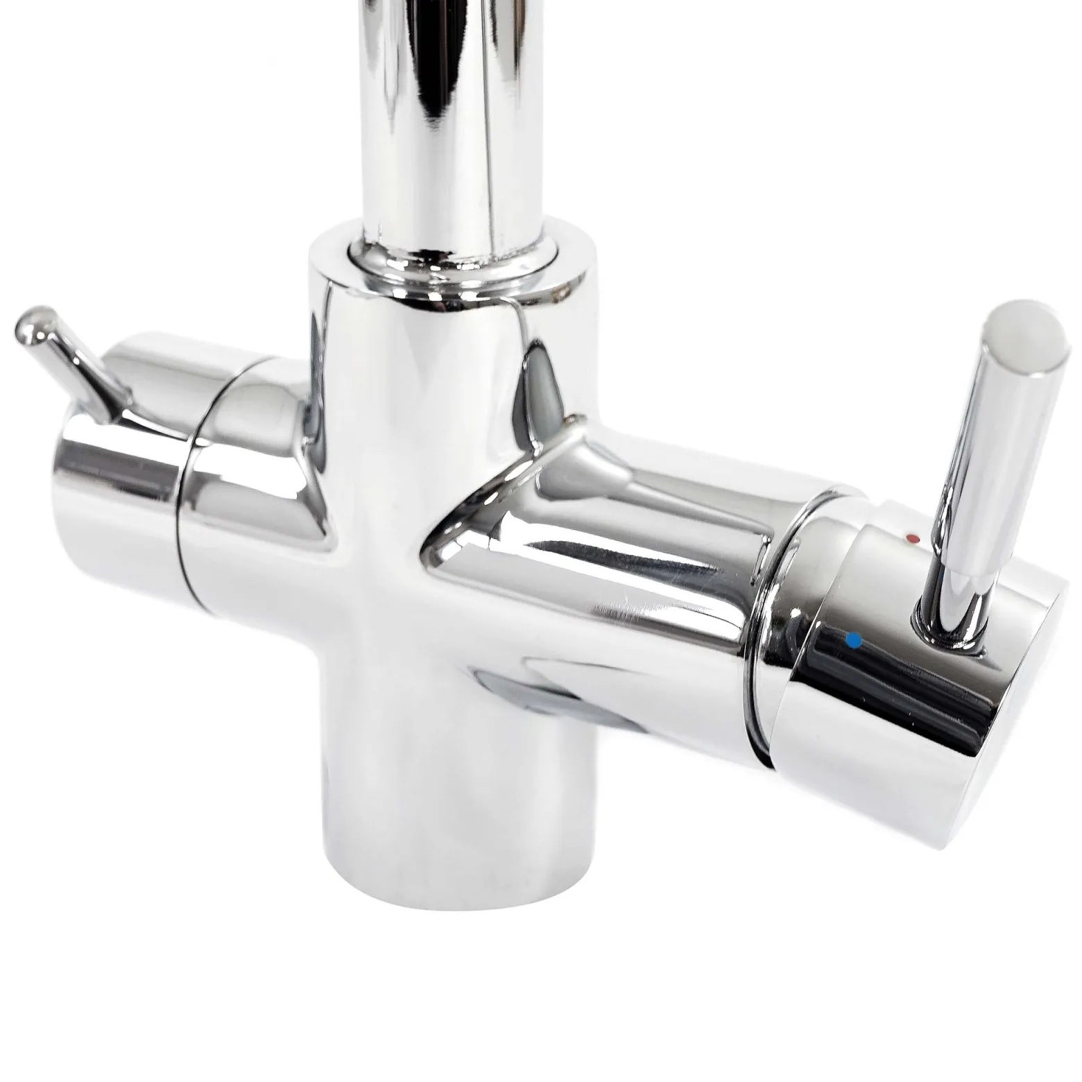 Naturewater 3 Wege Wasserhahn NW-08, 230 x 163 x 305 mm, für Osmoseanlagen und Leitungswasser, mit Regler und Wahlhebel