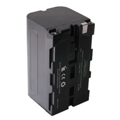 Patona NP-F 750 Lithium-Ionen Akku für Sony NP-F Mount, Kameraakku 4400 mAh, 7,4 V, 32,6 Wh, leistungsstarker Ersatzakku für Camcorder, LED Leuchten und Videokameras