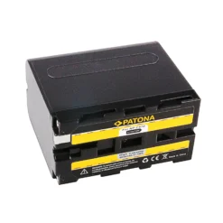 Patona NP-F 970 Lithium-Ionen Akku für Sony NP-F Mount, Kameraakku 6600 mAh, 7,4 V, 48,8 Wh, leistungsstarker Ersatzakku für Camcorder, LED Leuchten und Videokameras