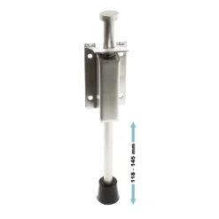 Pedal Türstopper 118-146 mm Edelstahl Türfeststeller Bodentürstopper Türbremse