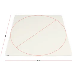 Pizzastein für Pizza-Backofen 400x400mm rechteckig aus Cordierit bis 500°C für knusprige Pizza