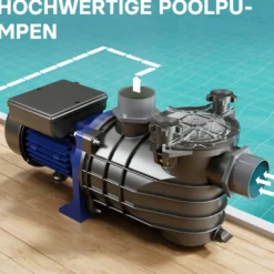 Pool Pumpe 10800 l/h 180 W Schwimmbadpumpe Filterpumpe Umwälzpumpe Pool