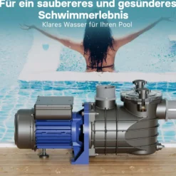 Pool Pumpe 11700 l/h 250 W Schwimmbadpumpe Filterpumpe Umwälzpumpe Pool