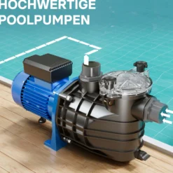 Pool Pumpe 22500 l/h 1500 W Schwimmbadpumpe Filterpumpe Umwälzpumpe Pool