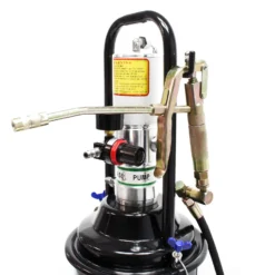 Profi Fettpresse fahrbar mit Druckluft betrieben und 12 Liter Tank pneumatische Abschmierpresse