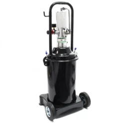 Profi Fettpresse fahrbar mit Druckluft betrieben und 12 Liter Tank pneumatische Abschmierpresse