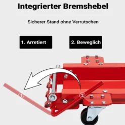 Rangierschiene Motorrad bis 570 kg Rangierhilfe Rangierheber Rangierplatte